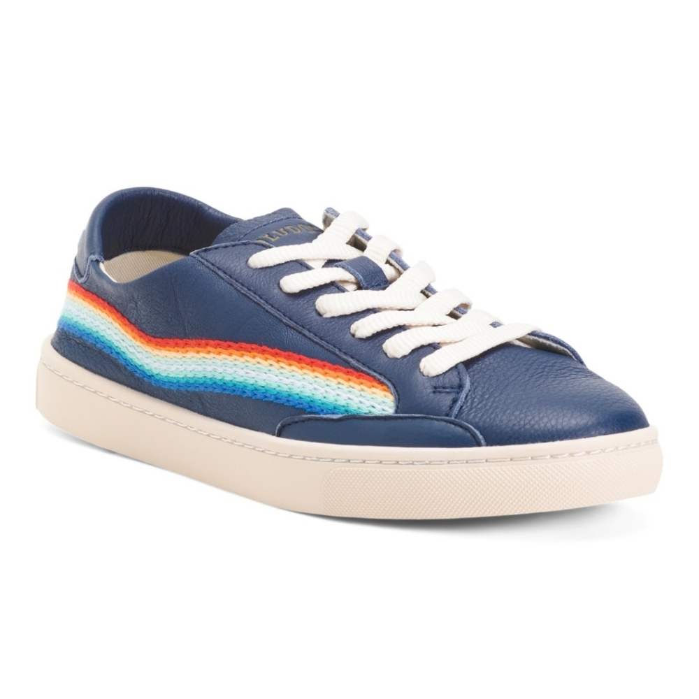 Soludos Leather Ibiza Platform Sneakers - Picture 2 of 12